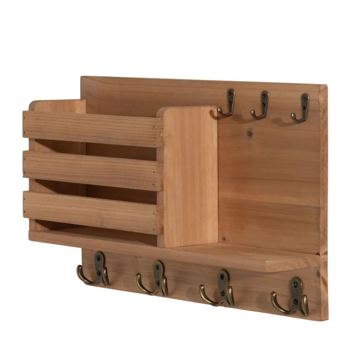 Becquet Patere en bois range courrier cruor Hot