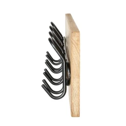 3S. x Home Patères Métal Noir Best