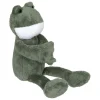 3S. x Home Peluche grenouille Loes Vert