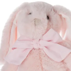 3S. x Home Peluche Lapin noeud H35 rose