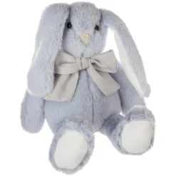 3S. x Home Peluche Lapin noeud H35 rose