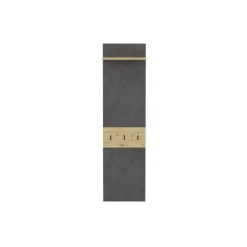3S. x Home Penderie murale 1 etagère 3 crochets VERONA 3 Clearance