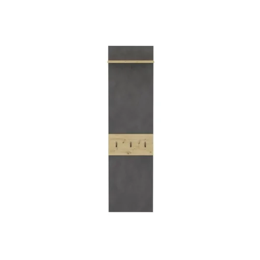 3S. x Home Penderie murale 1 etagère 3 crochets VERONA 3 Clearance