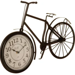 3S. x Home Pendule à poser vélo noir D52 Best