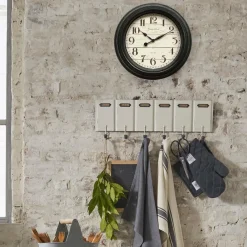 3S. x Home Pendule en Plastique Moulure Discount