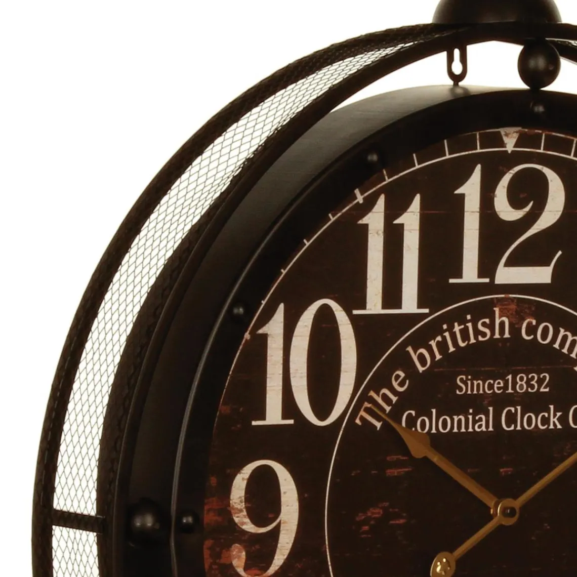 3S. x Home Pendule métal gousset noir D60 Sale