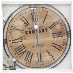 3S. x Home Pendule Silence Coloniale marron Online