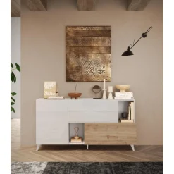 3S. x Home Petit buffet 181 cm MONACO panneaux de particules Discount