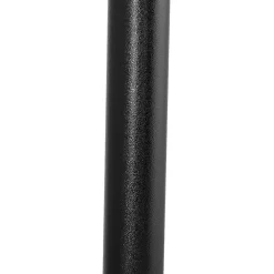 ALTEREGO Petite table à diner 'BASTILLE' ronde en bois finition naturelle et fonte noire Online