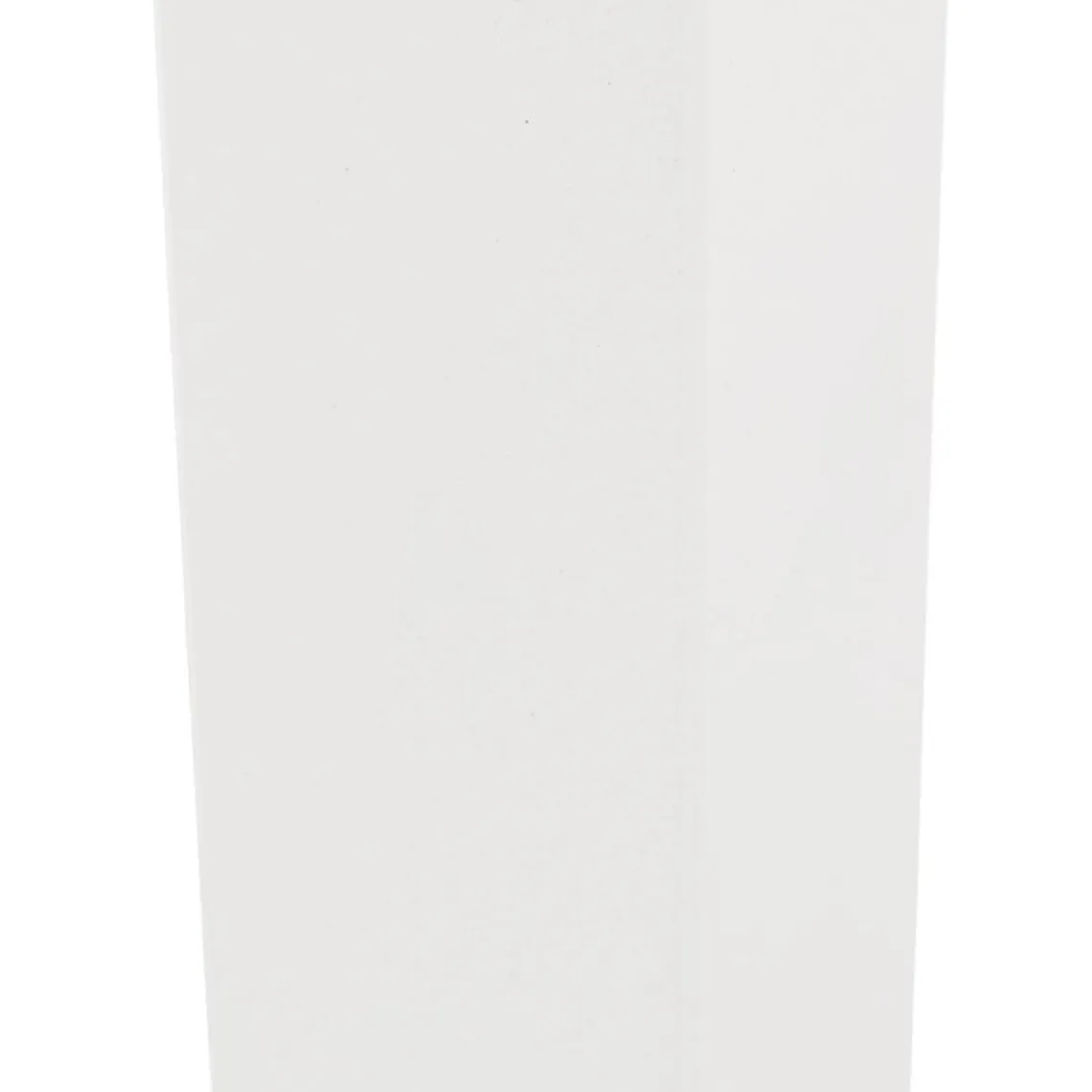 ALTEREGO Petite table à diner carrée 'REGIS' en bois finition naturelle et fonte blanche