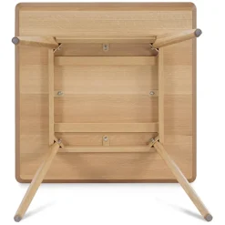 ALTEREGO Petite table à diner 'GENIUS' finiton naturelle Online