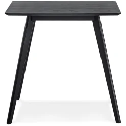 ALTEREGO Petite table à diner 'GENIUS' finiton noire Clearance