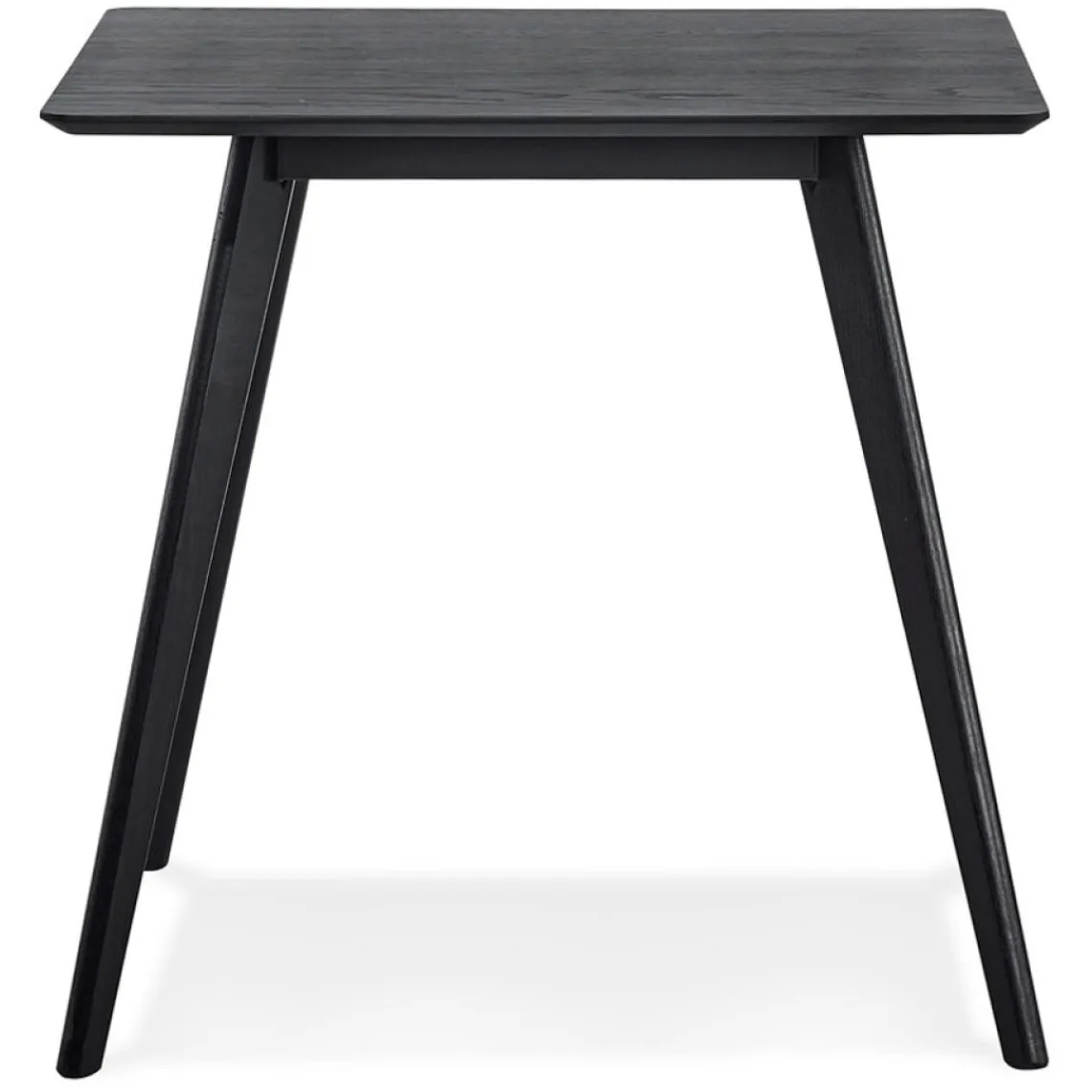 ALTEREGO Petite table à diner 'GENIUS' finiton noire Clearance