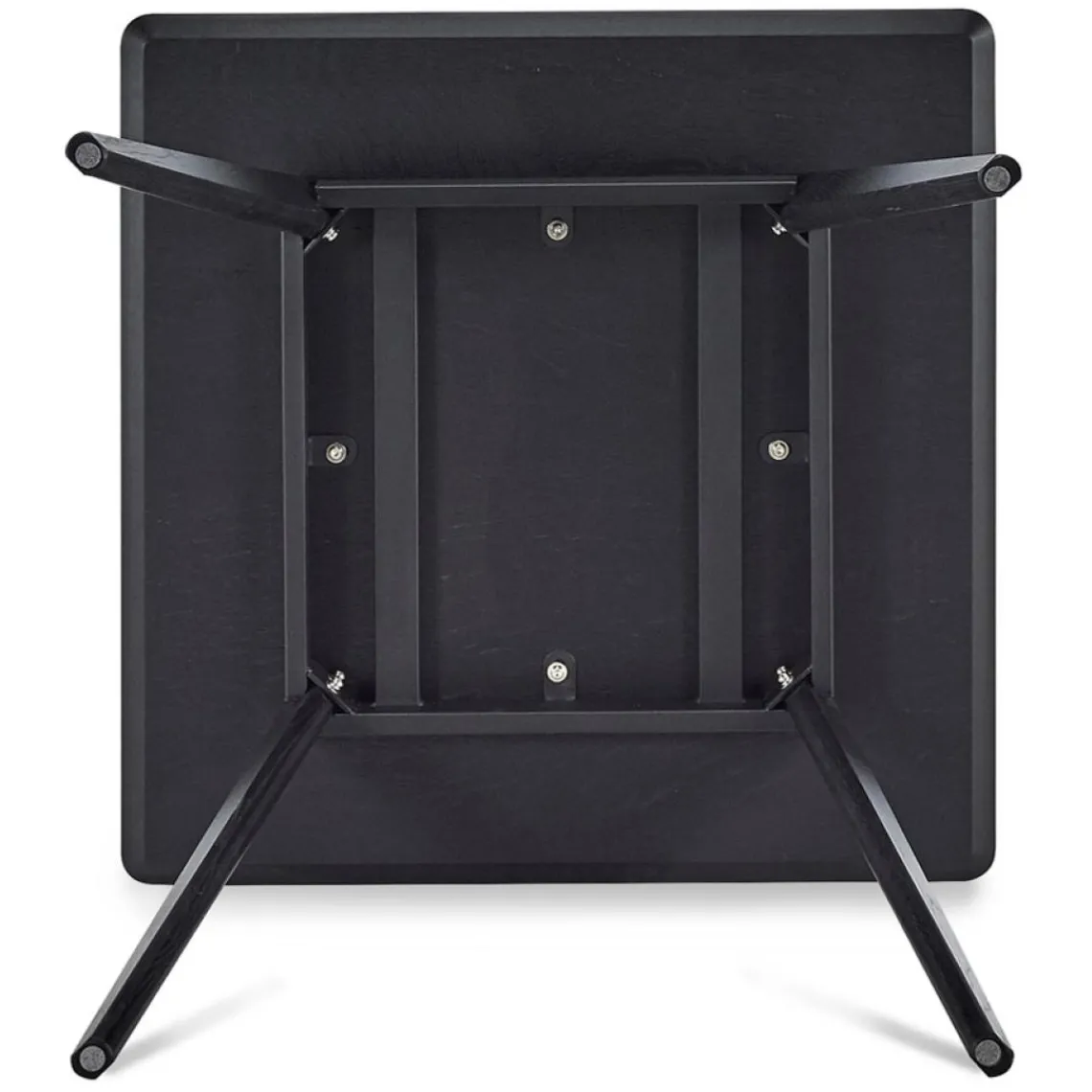 ALTEREGO Petite table à diner 'GENIUS' finiton noire Clearance