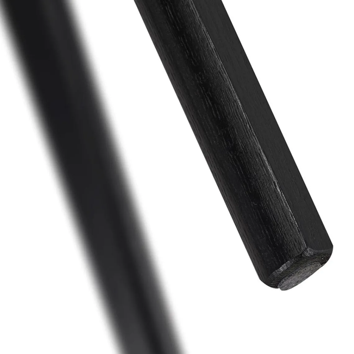 ALTEREGO Petite table à diner 'GENIUS' finiton noire Clearance