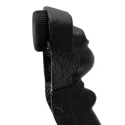 ALTEREGO Petite table bistrot ronde 'MARAY' style rustique en pierre blanche effet marbre et métal noir Online