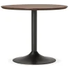 ALTEREGO Petite table de bureau ou à diner ronde 'CHEF' en bois finition Noyer Online