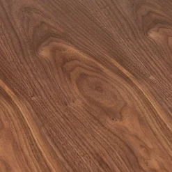 ALTEREGO Petite table de bureau ou à diner ronde 'CHEF' en bois finition Noyer Online