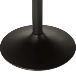 ALTEREGO Petite table de bureau ou à diner ronde 'CHEF' en bois finition Noyer Online