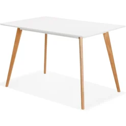 ALTEREGO Petite table ou bureau design 'MARIUS' blanche style scandinave Online