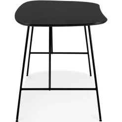 ALTEREGO Petite table ou bureau 'FIONA' en bois finition Chêne noir Online