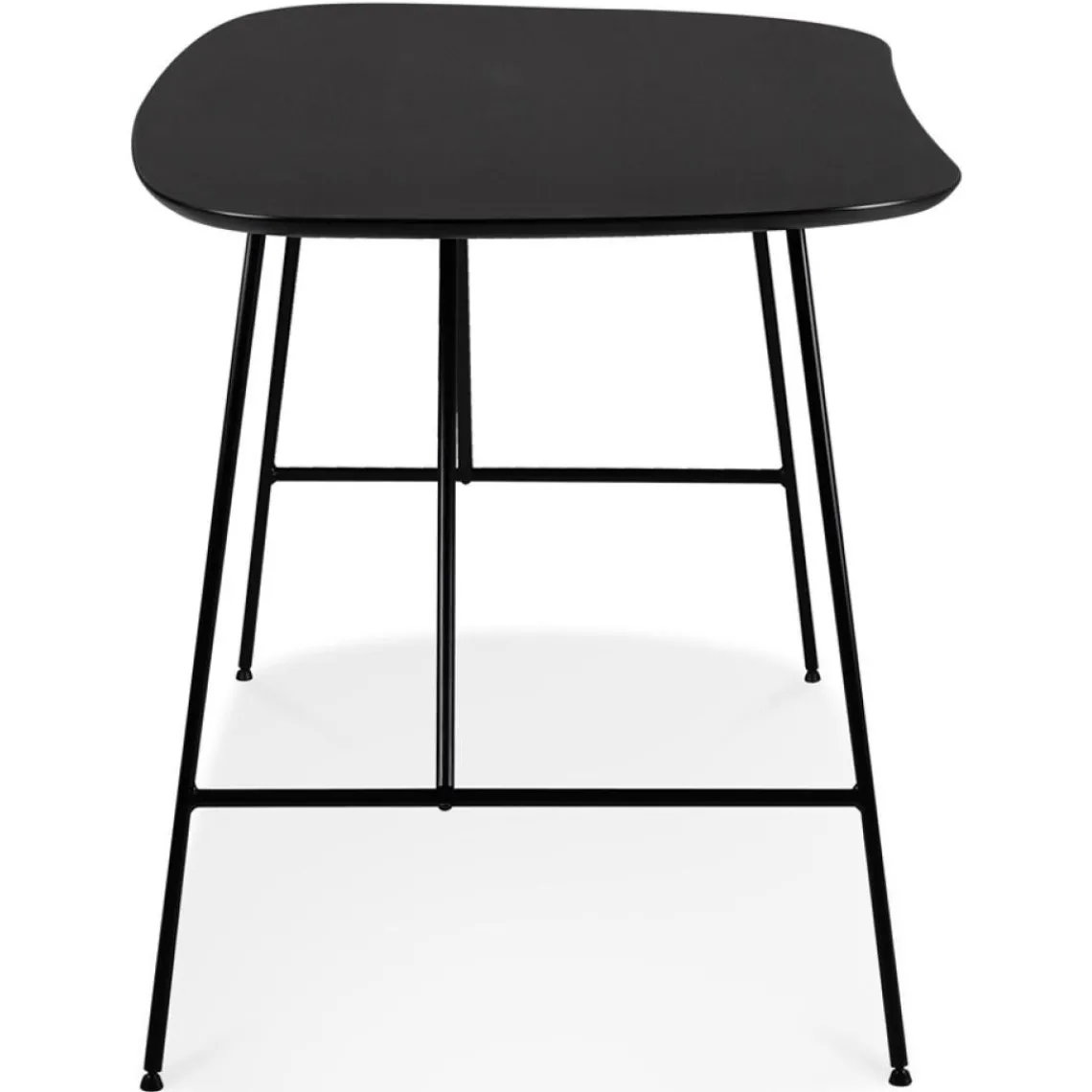 ALTEREGO Petite table ou bureau 'FIONA' en bois finition Chêne noir Online