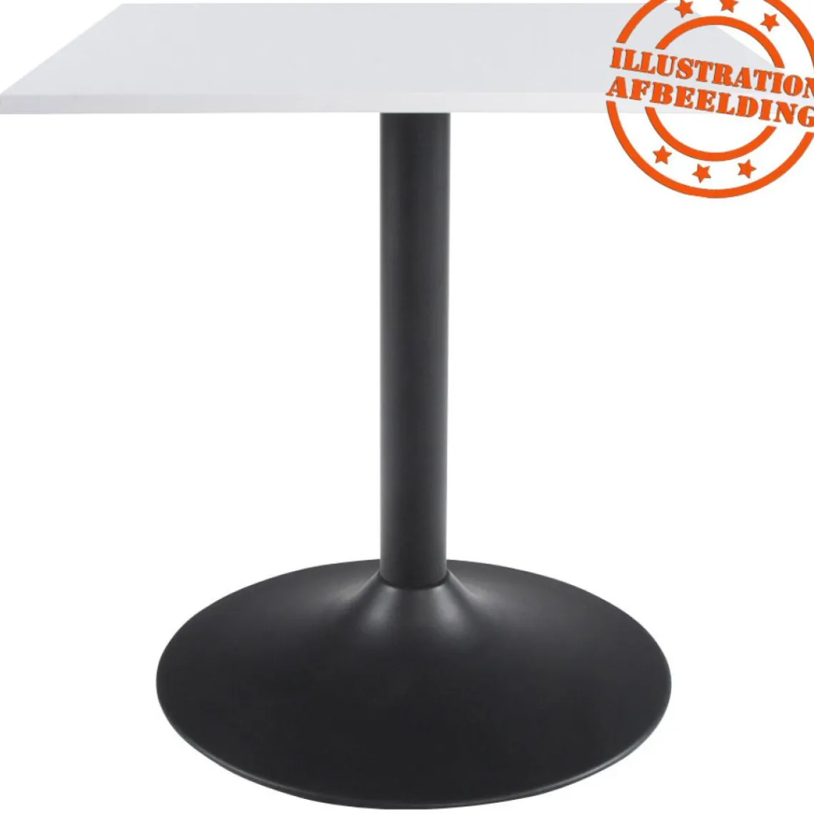 ALTEREGO Pied de table 'BLAK' en métal noir Online