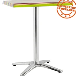 ALTEREGO Pied de table 'CHIKO' en métal chromé pour intérieur et extérieur Sale