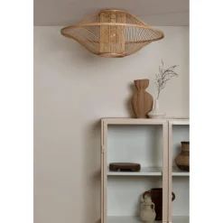 Good & Mojo Plafonnier Maui bambou abat-jour naturel Discount