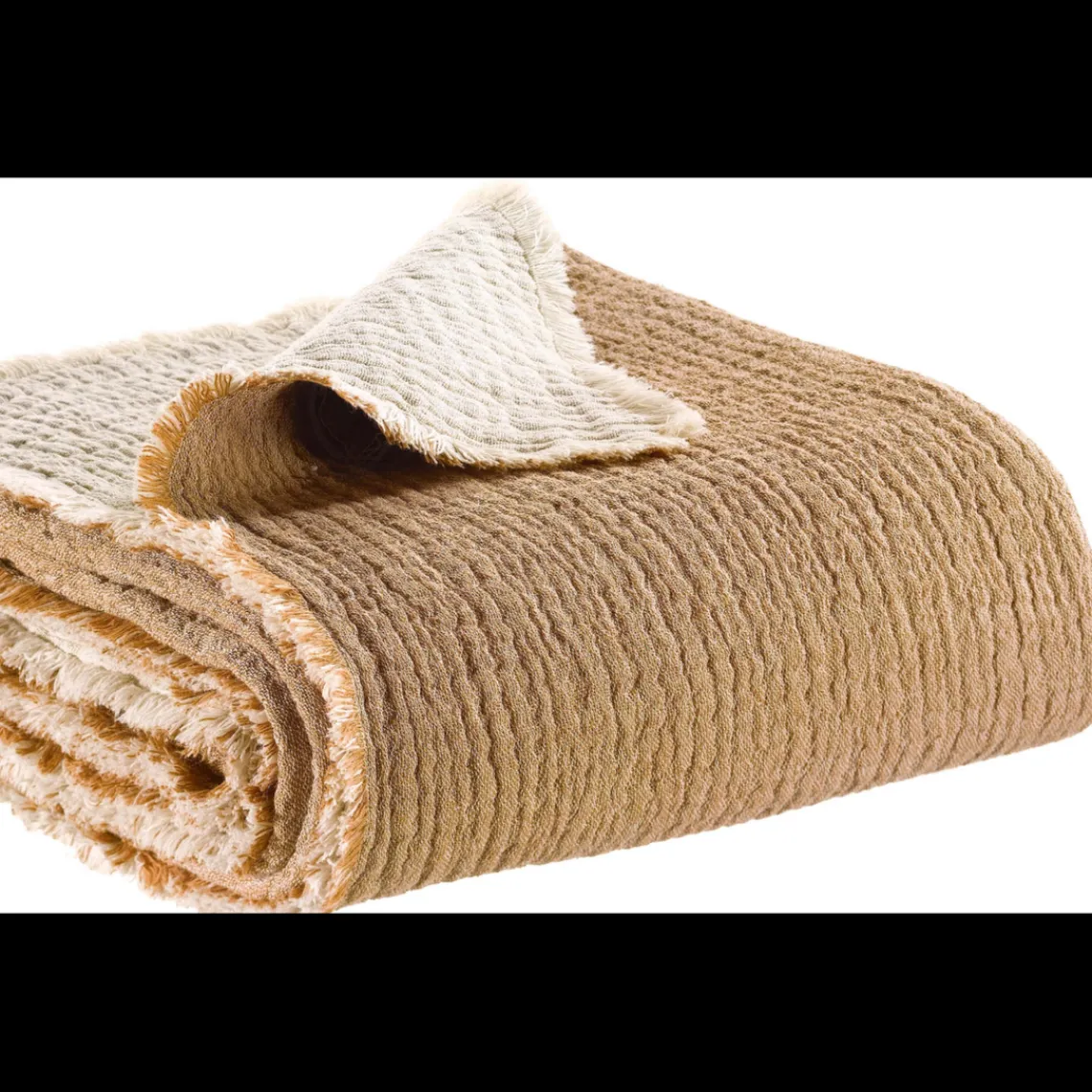 Maison Vivaraise Plaid Emilio Cuivre 130 x 200 Hot