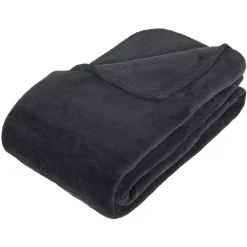3S. x Home Plaid Kiesa 230x180cm - Gris Anthracite
