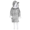 3S. x Home Plaid Poncho Enfant Capuche Ours Hot