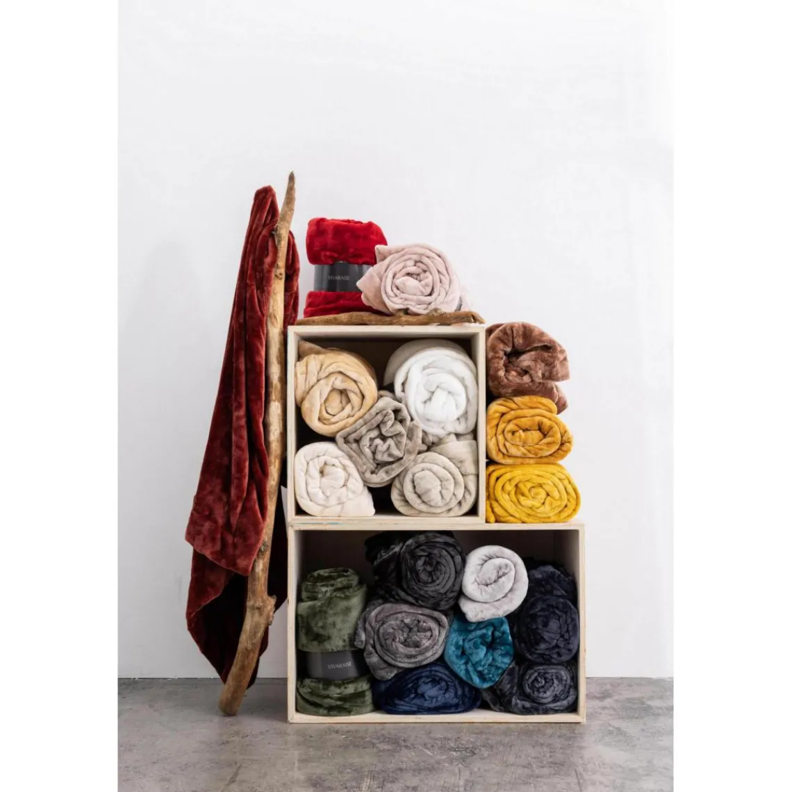 Maison Vivaraise Plaid Tender Fougère 150 x 200 Outlet