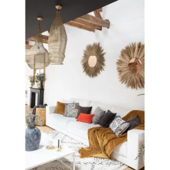 Maison Vivaraise Plaid uni Fara Bronze