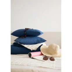 Maison Vivaraise Plaid Zeff Nomade Blanc 130 x 180 Clearance