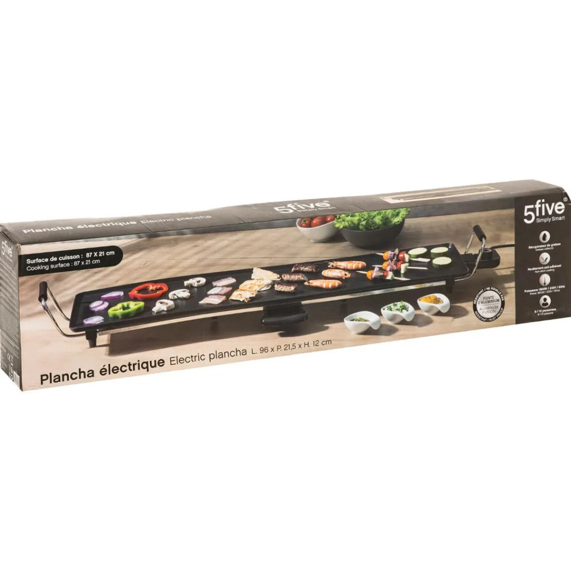 3S. x Home Plancha Électrique 90 cm Clearance