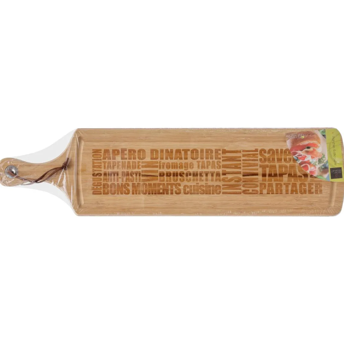 3S. x Home Planche à Découper Words en Bambou Discount