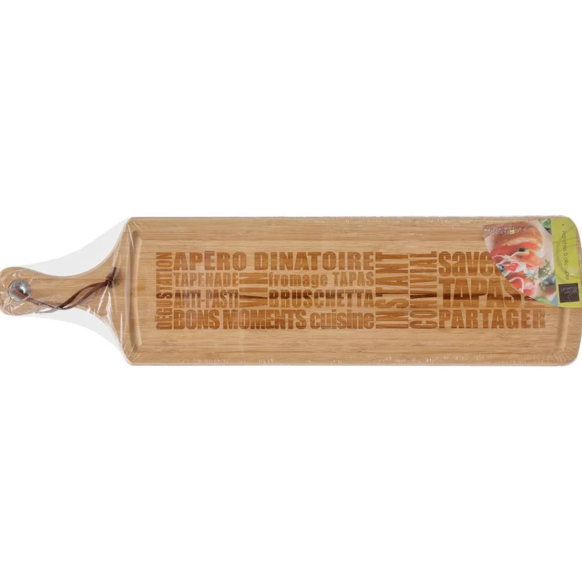 3S. x Home Planche à Découper Words en Bambou Discount