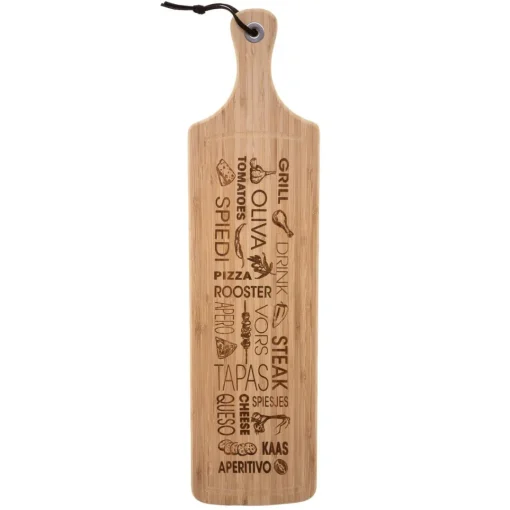 3S. x Home Planche à Découper Words en Bambou Discount
