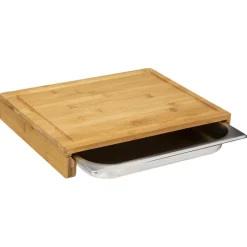 3S. x Home Planche Décorative en Bambou 35 x 28 Bac Inox Discount