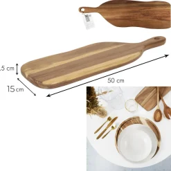 3S. x Home Planche De Présentation Acacia 50x15cm M12 Outlet