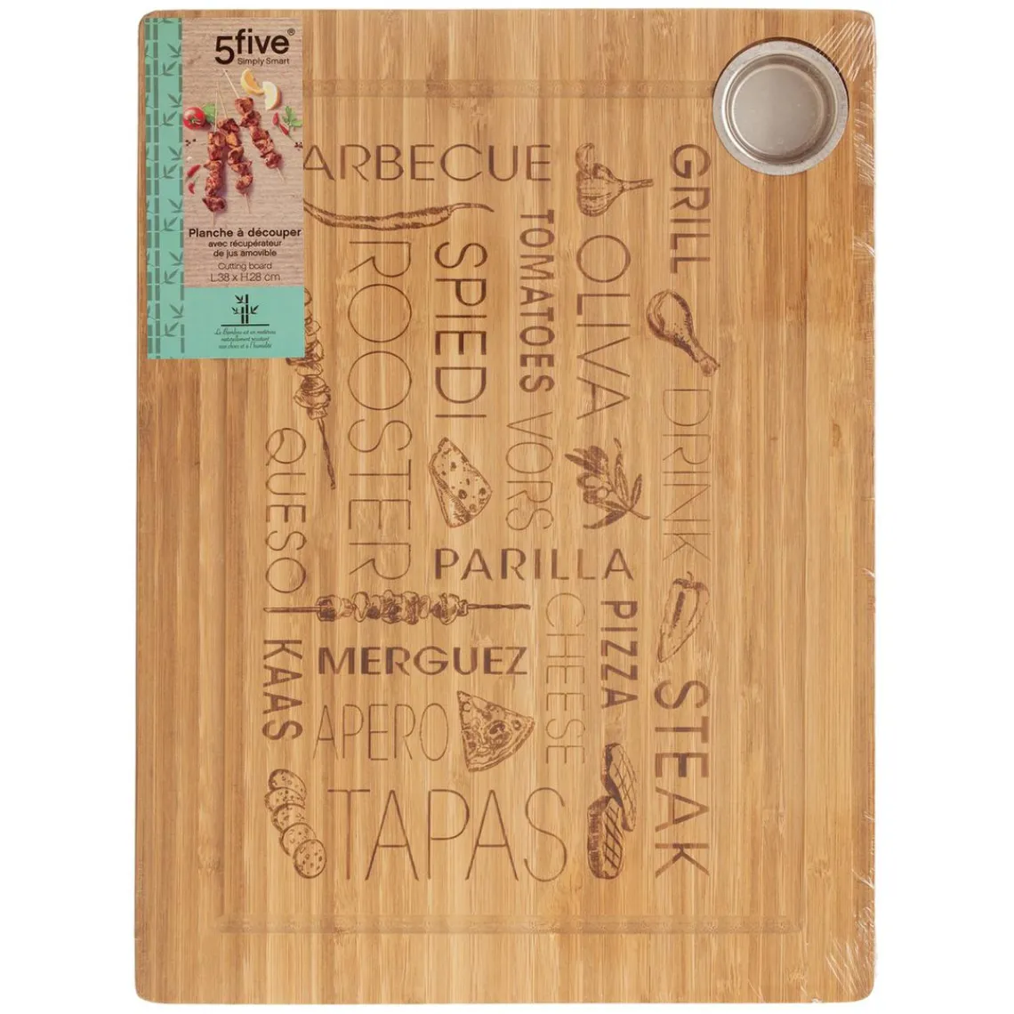 3S. x Home Planche en Bambou à Découper Words Sale