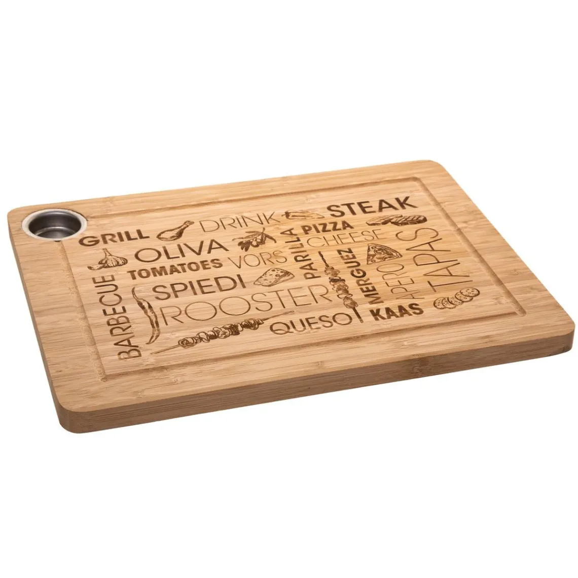 3S. x Home Planche en Bambou à Découper Words Sale