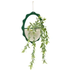 3S. x Home Plante artificelle suspendue Cheri Blanc Discount
