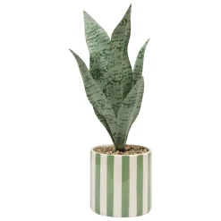 3S. x Home Plante artificielle en pot Cheri Vert New