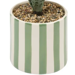 3S. x Home Plante artificielle en pot Cheri Vert New