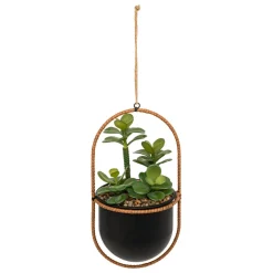 3S. x Home Plante artificielle suspendue Tyla Pot noir Online