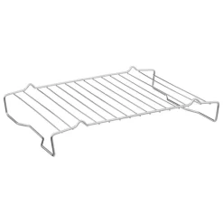3S. x Home Plat à rôtisserie en inox Gris New