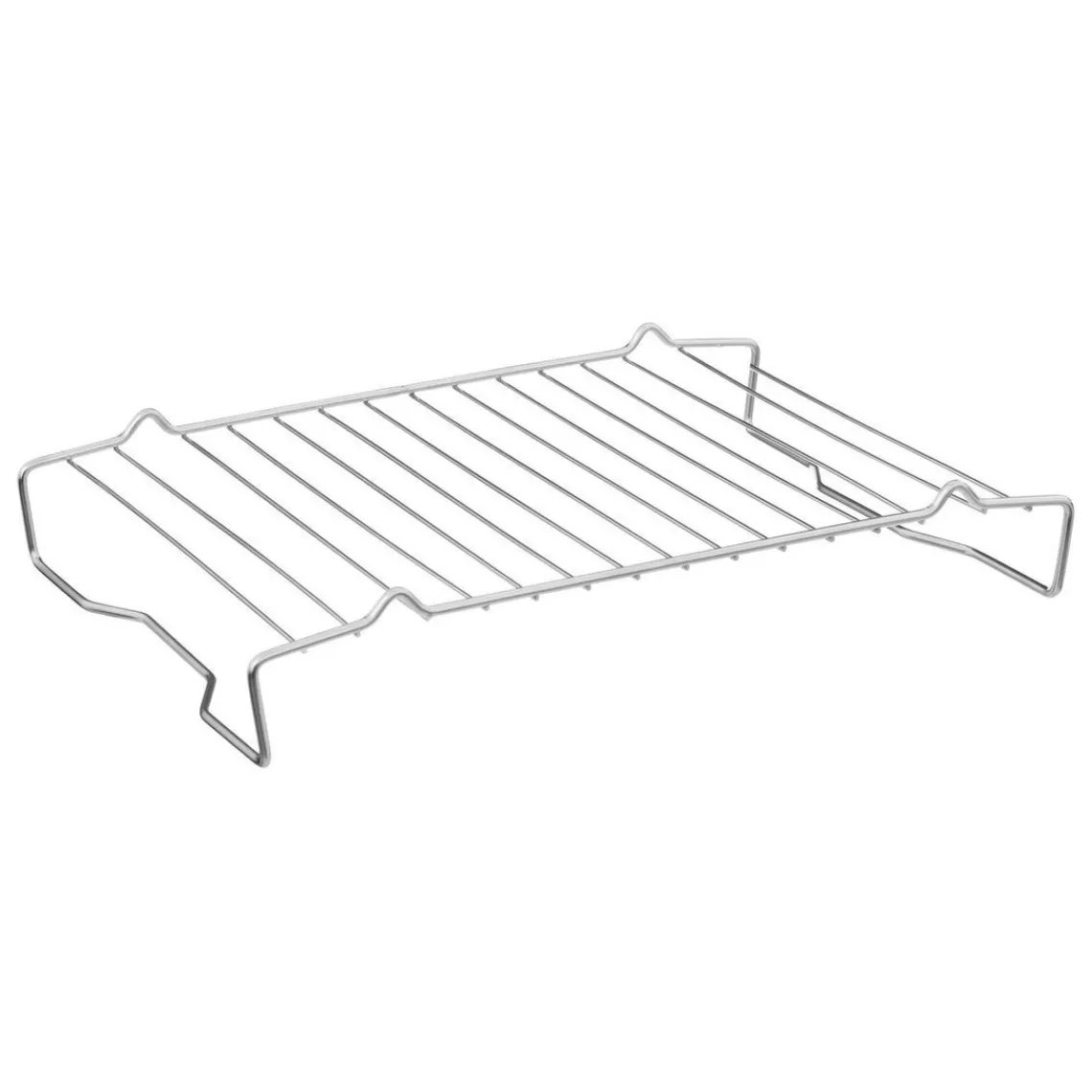 3S. x Home Plat à rôtisserie en inox Gris New