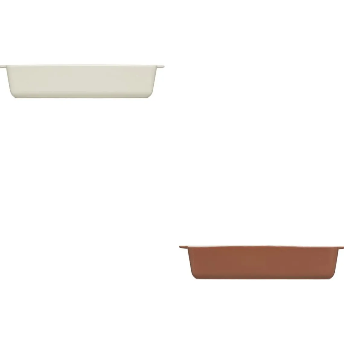3S. x Home Plat rectangulaire en ceramique terracota Best